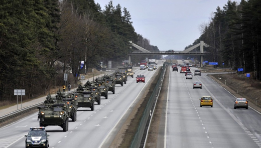 U.S troops take dragoon ride through Eastern Europe