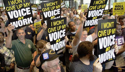 Labor experts ask NLRB: give unions equal voice, time at “captive audience” meetings