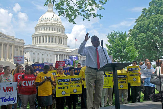 Civil rights leader hits GOP for calling Voting Rights Act unnecessary