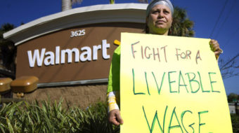 Walmart seeks food donations for its workers