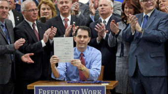 Walker offers rightwing policies tried and tested in his Wisconsin lab