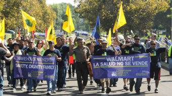 Workers for Walmart subcontractor forced to strike over warehouse conditions