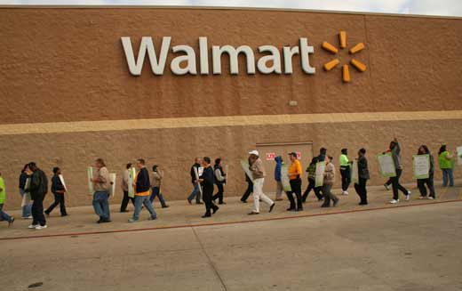 Strike actions hitting Walmart around the country