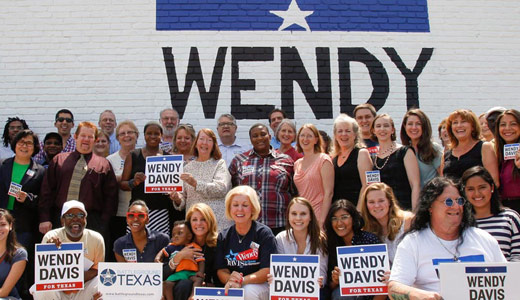 Texas unionists ringing doorbells to oust Republican right