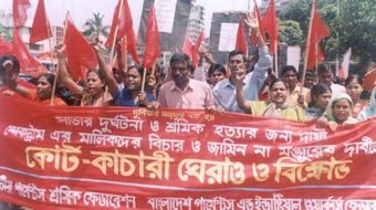 Bangladesh labor leader rotting in jail