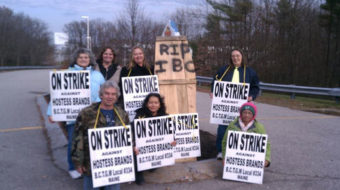 Hostess tries to break strike by shutting 3 bakeries