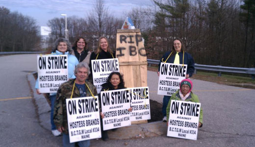 Hostess tries to break strike by shutting 3 bakeries