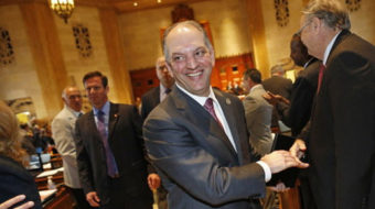 Embattled New Orleans unions fight to rack up Clinton votes