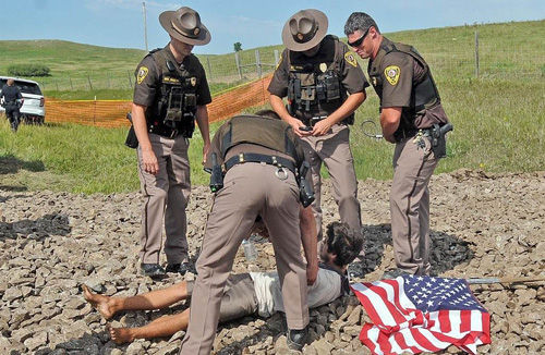 Video shows company intimidation at Standing Rock Sioux protests