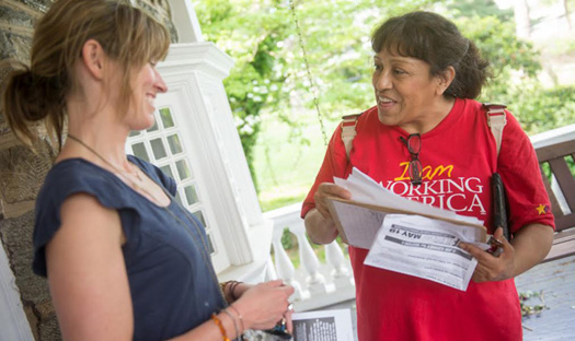 Working America: Knocking on doors, changing politics