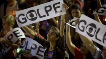 U.S. unions, lawmakers protest Rousseff overthrow in Brazil