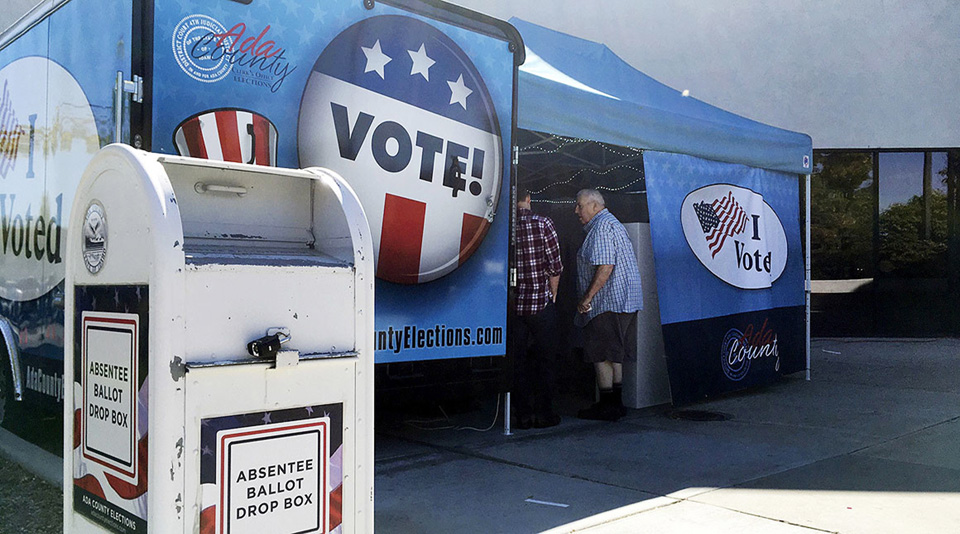 Despite voter suppression, Clinton is ahead in early voting