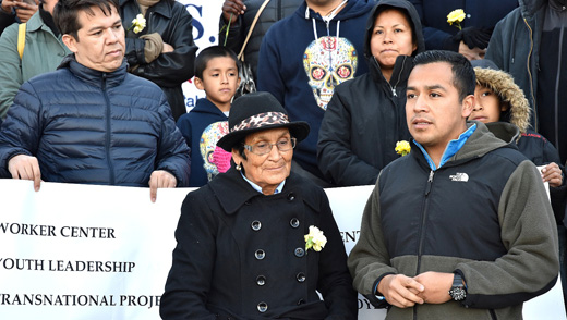 Cesar Vargas of La Colmena - and his mother, both of whom may be deported.