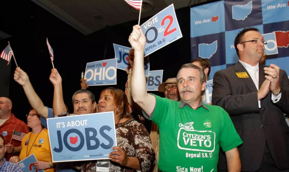 Ohio GOP surrenders on unemployment compensation bill