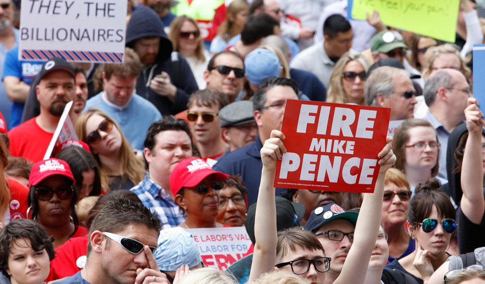 Trump/Pence sell out Indiana Carrier workers