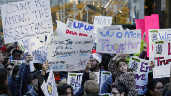 Huge rallies to protest Trump’s inauguration