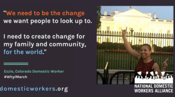 Domestic workers and immigrants to join the Women’s March
