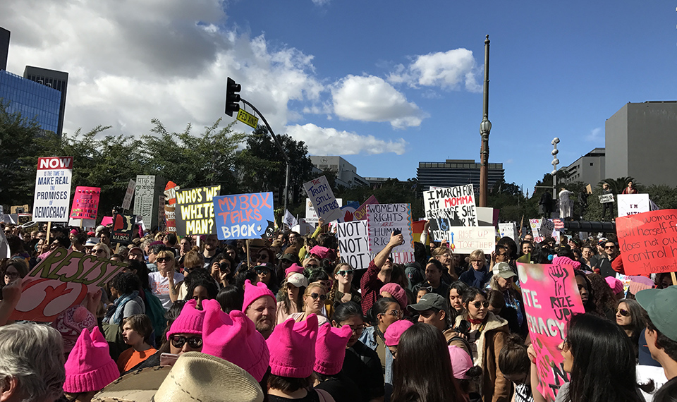750K march in Los Angeles, saying “we must embrace each other”