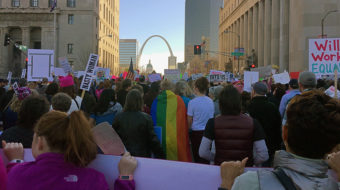 St. Louis Women’s March draws thousands, protesting Trump