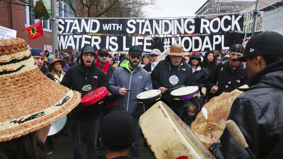 Standing Rock Water Protectors speak in Tennessee