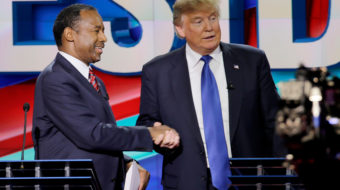 Trump meets only hand-picked backers for Black History Month