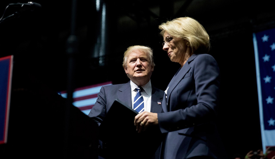 Trump’s pick for Secretary of Education would privatize public schools