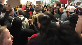 Outraged over Trump immigration ban, San Franciscans pack airport