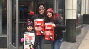 CWA mobilizes for contract fight at AT&T