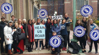 Columbia teaching assistants give university lesson in unionism