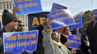 Trump gives away government jobs, enriches corporations