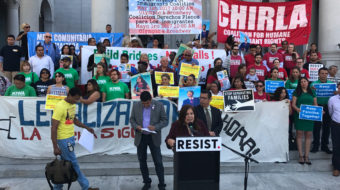 May Day marches in LA stress unity in resistance to Trump