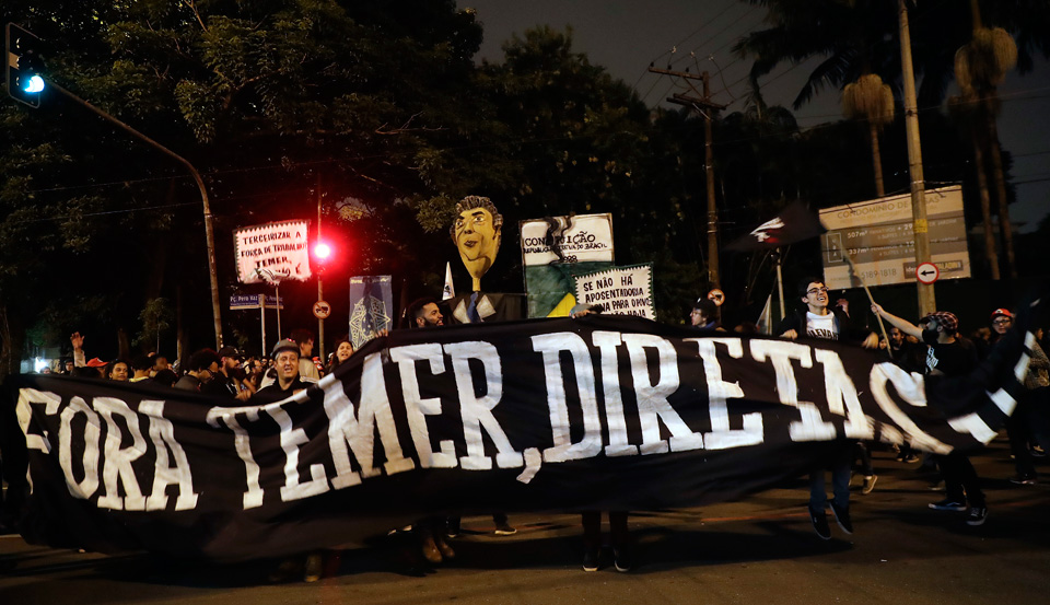 Brazil: Temer coup government rocked by general strike