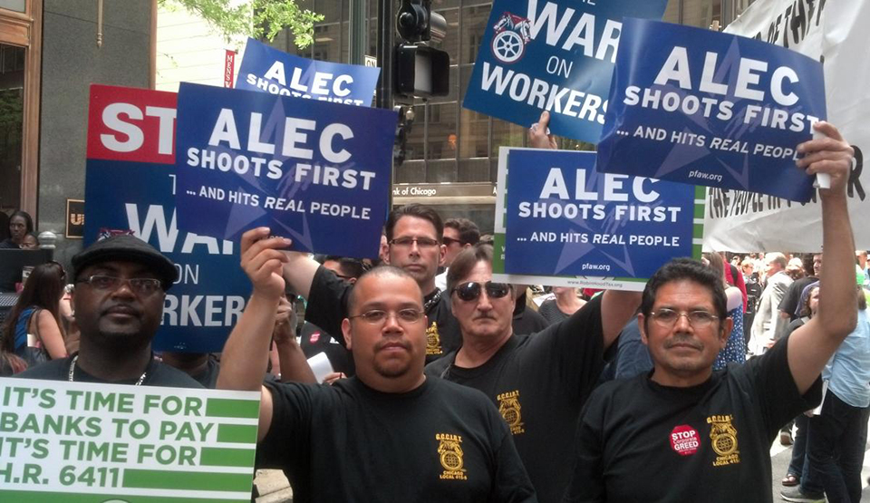 ALEC continues churning out blueprints for right wing experiments