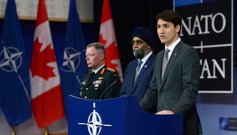 Canada: Trudeau plans 70 percent military spending increase