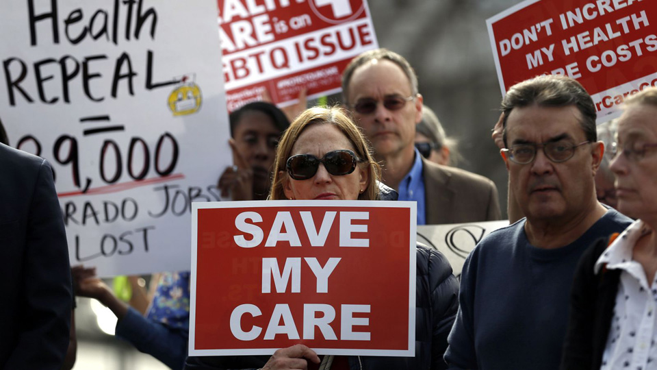 Healthcare protest portends “hell to pay” if Senate GOP bill passes