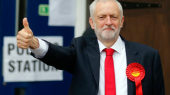 Corbyn’s socialist message surges; British Conservatives barely hold on