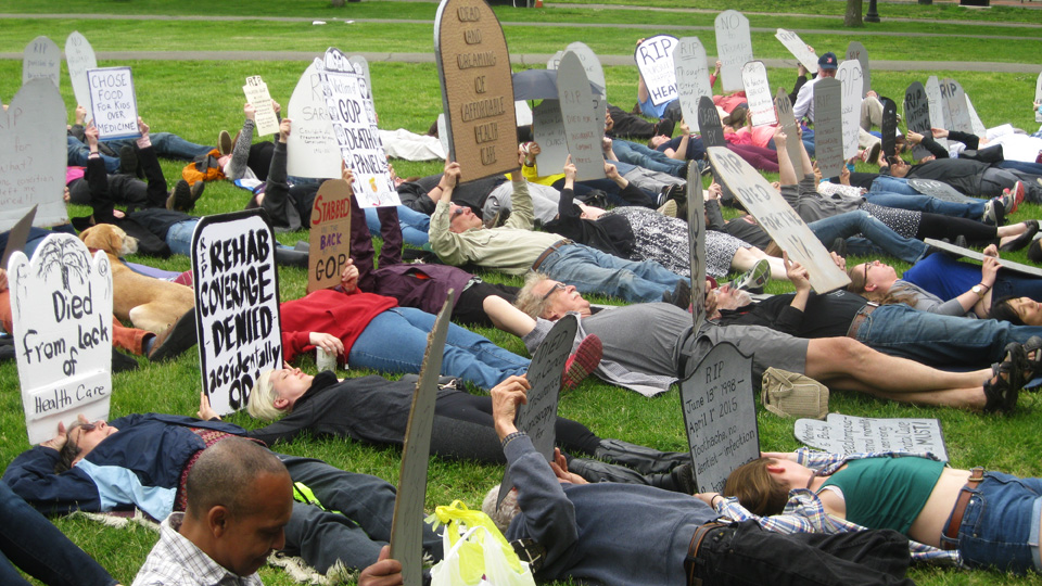 Uprising over healthcare spills onto the Senate floor