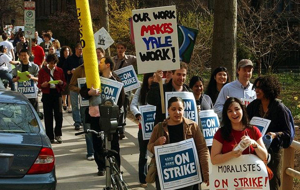 Union organizing takes off on college campuses across nation