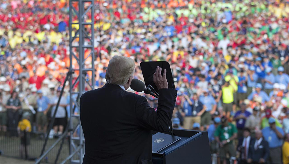 Trump’s Scout speech likened by some to Hitler Youth rally