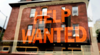 There were 6.977 million jobless workers in June up 116,000 from May