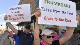 As Congress returns, unions step up fight against Trumpcare