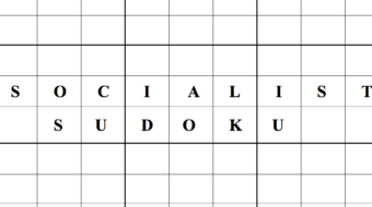 Socialist sudoku