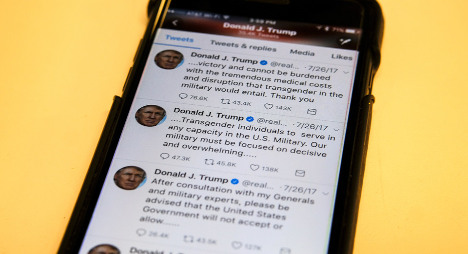 Trump makes moves to activate transgender military ban