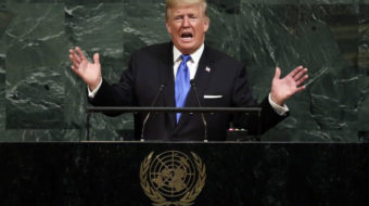 Trump threatens to “totally destroy” North Korea at United Nations
