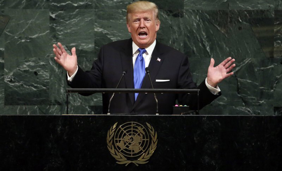 Trump threatens to “totally destroy” North Korea at United Nations