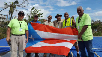 Labor unions bring real rebuilding assistance to Puerto Rico