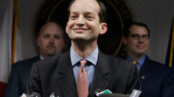 Trump Labor Secretary Acosta defends rules cuts, GOP tax plan