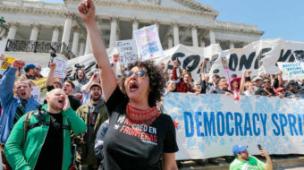 Speakers advocate organizing society, institutions to combat corporate power