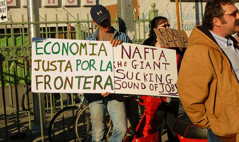 NAFTA forced millions out of Mexico and into the U.S.