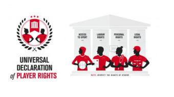 International sports union leaders unveil bill of rights for players
